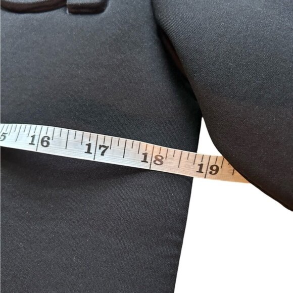 ALEXANDER WANG FOR H&M Black Neoprene Logo Embossed Sweatshirt Size small - Picture 5 of 6